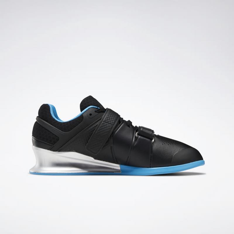 Adidasi Training Reebok Legacy Lifter Barbati Negrii/Albastri Romania MA7660KE